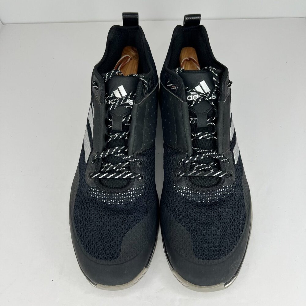 Adidas Mens Q16536 Black Speed Trainer 3 Mesh Low Top Size 14 Baseball Shoes - Picture 4 of 9